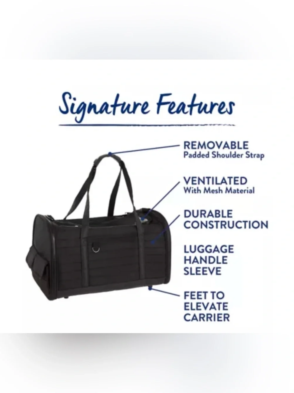 Top Paw Travel Airline Pet Carrier - Dog and Cat Carrier, max 20 lbs